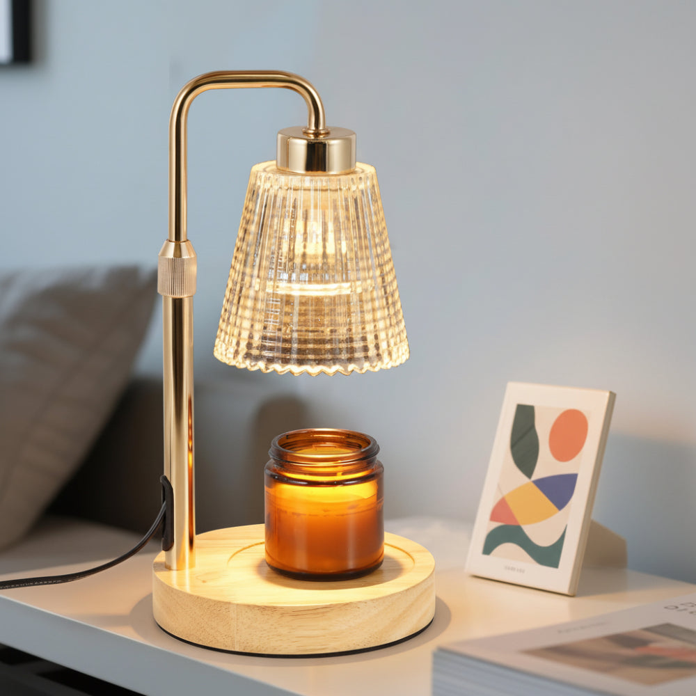 Candle Warmer Lamp Timer Dimmable Adjustable Height Wax Melting Lamp