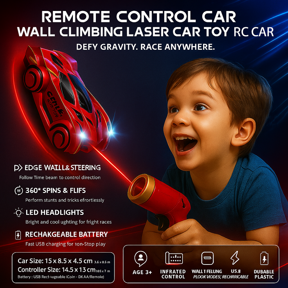 Remote Control Car Wall Climbing Laser Car Toy RC Car
