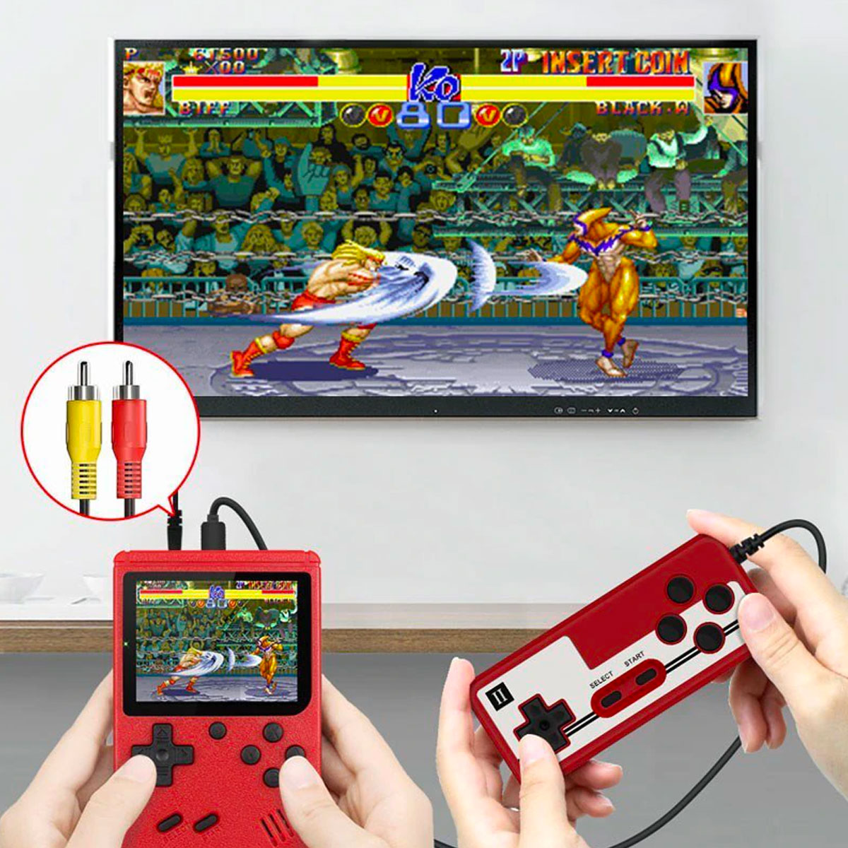 Retro Gaming Console | 400 Timeless Games Travel Device
