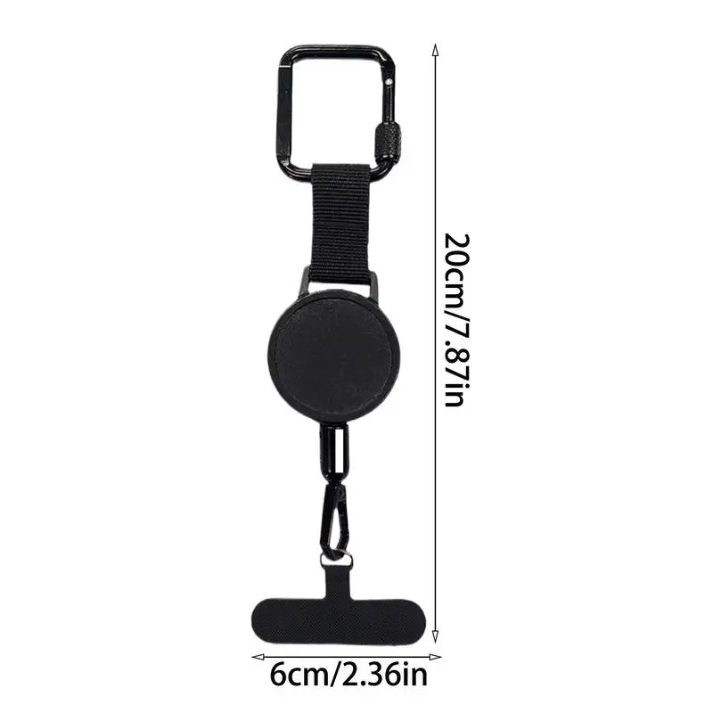 Retractable Phone Security Holder | Anti-Theft Belt Clip Design