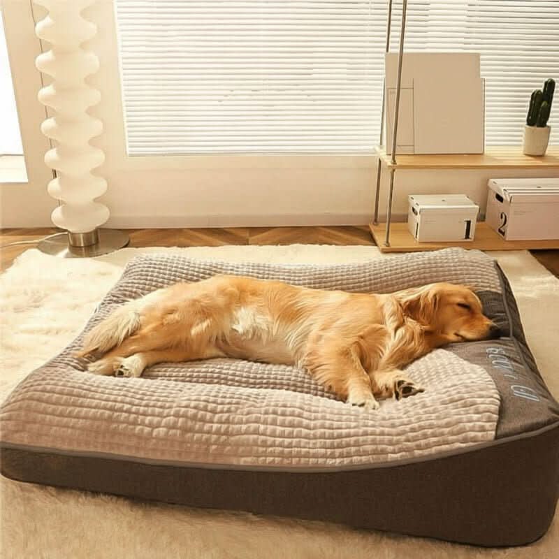 Supportive Dog Bed with Raised Bolsters – PawLoft Pet Bed