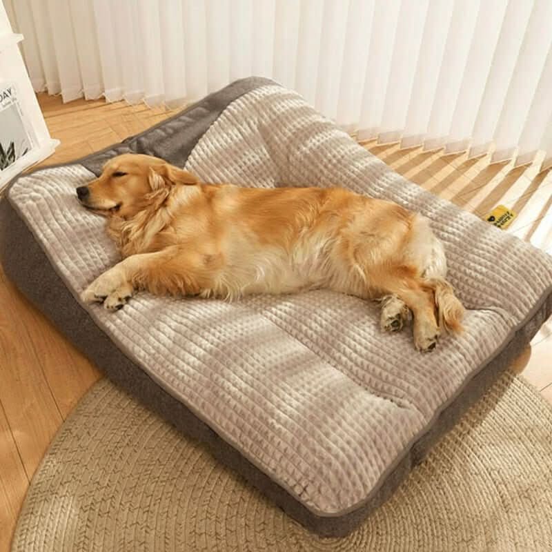 Supportive Dog Bed with Raised Bolsters – PawLoft Pet Bed