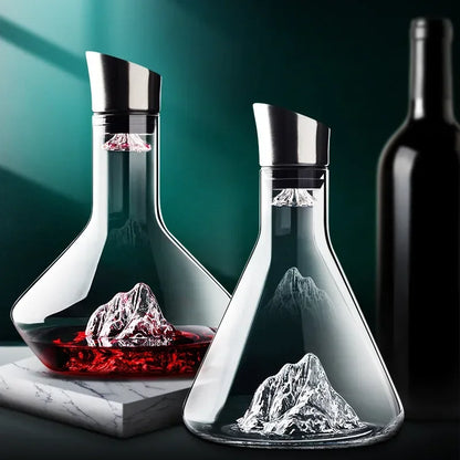Wine Decanter Crystal Glass with Contemporary Design