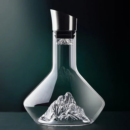 Wine Decanter Crystal Glass with Contemporary Design