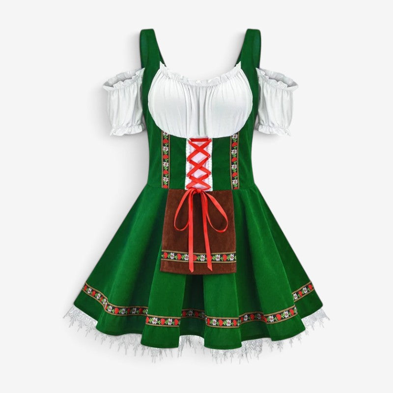 Dirndl pour femme avec jupe évasée