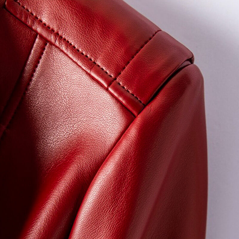Veronica | Women’s Vegan Leather Moto Coat