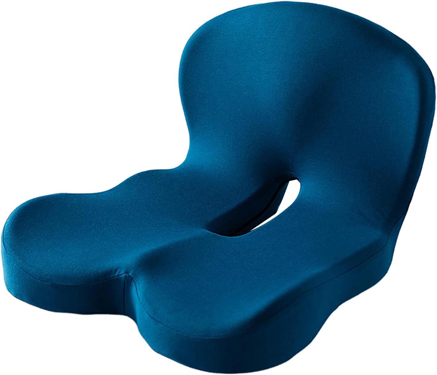 Coussin d’assise ergonomique en mousse à mémoire de forme – soutien antidérapant pour bureau, voiture et voyage
