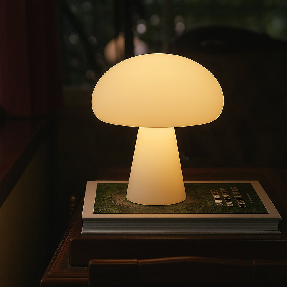 Stylish Mushroom Table Lamp | Warm White LED for Home & Garden
