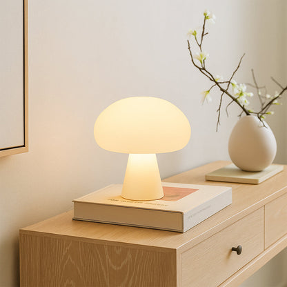 Stylish Mushroom Table Lamp | Warm White LED for Home & Garden