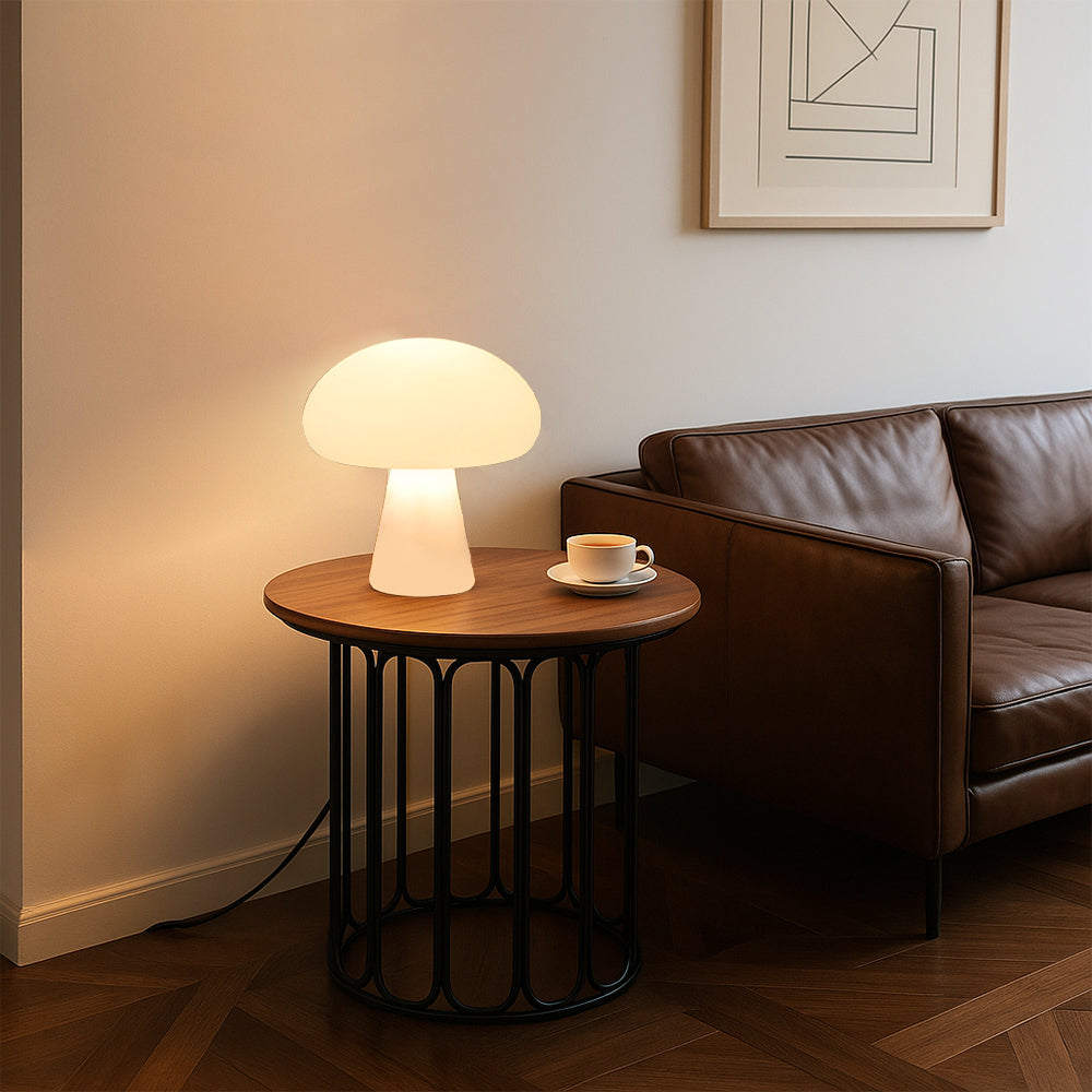 Stylish Mushroom Table Lamp | Warm White LED for Home & Garden