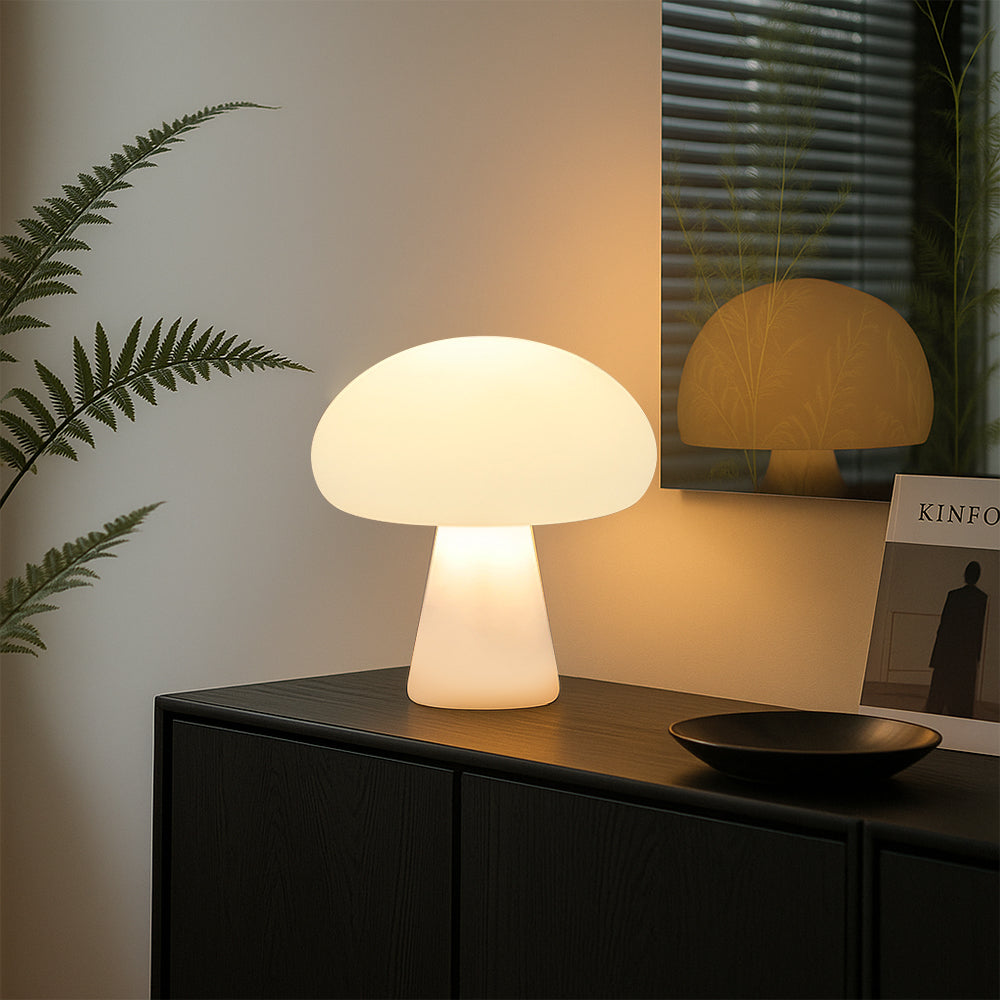 Stylish Mushroom Table Lamp | Warm White LED for Home & Garden