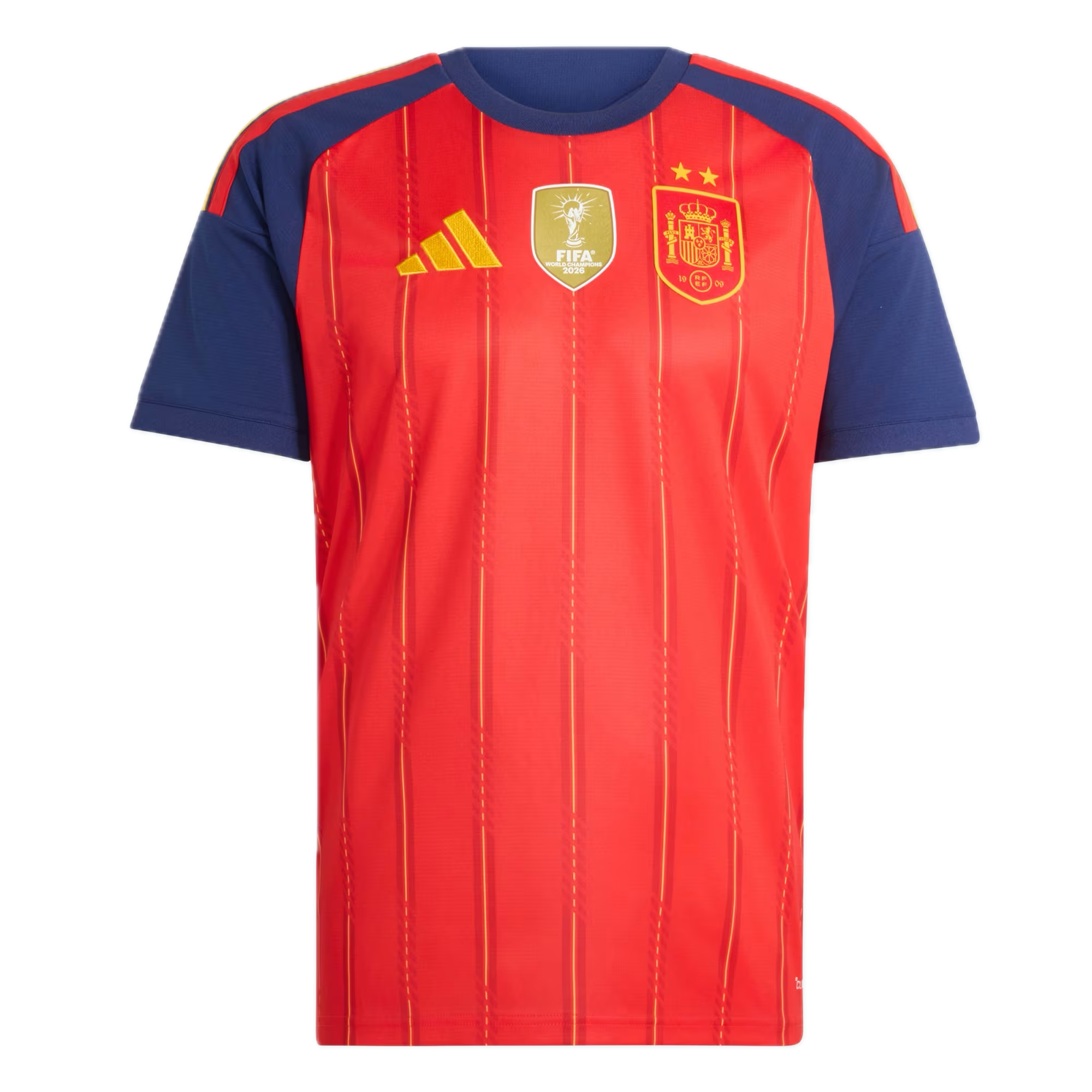 Spain 2026 World Champion 2 Stars Home Jersey