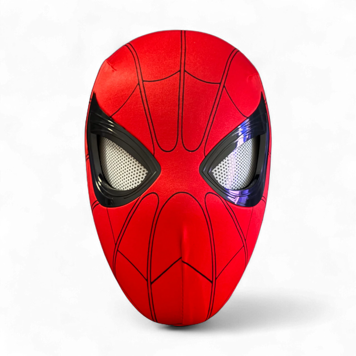 Spider-Man-Maske mit blinkenden Augen - Ringfernbedienung oder Kinnsteuerung