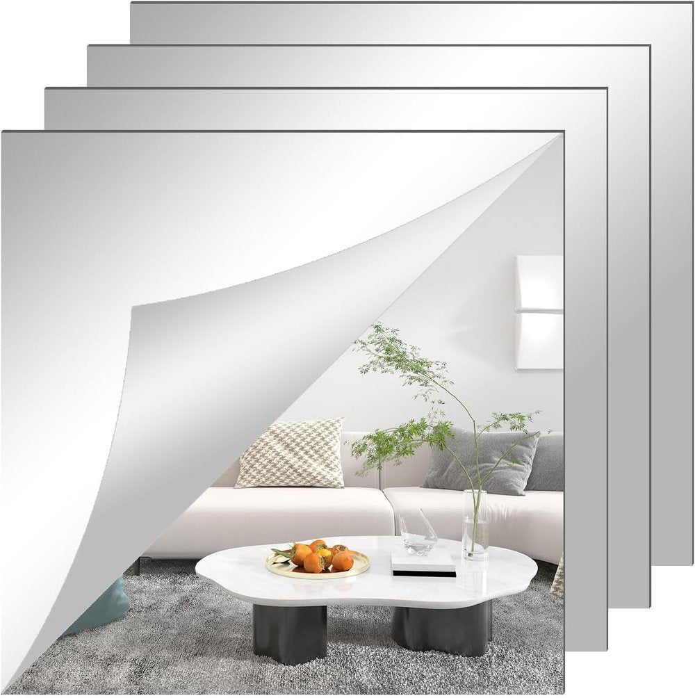 Selbstklebende flexible Spiegelfolie - bruchsichere, zuschneidbare reflektierende Folie