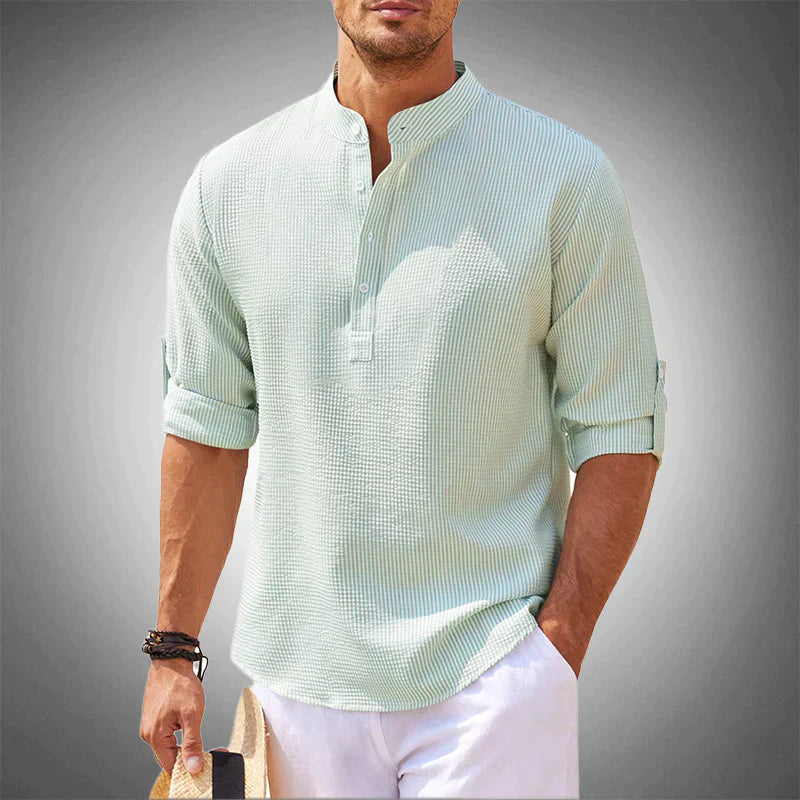 Men's Casual Summer Shirt - Modern Cut with Understated Elegance | Easy Styling with Jeans, Chinos or Trousers | Smart-Casual Look for Everyday or Events