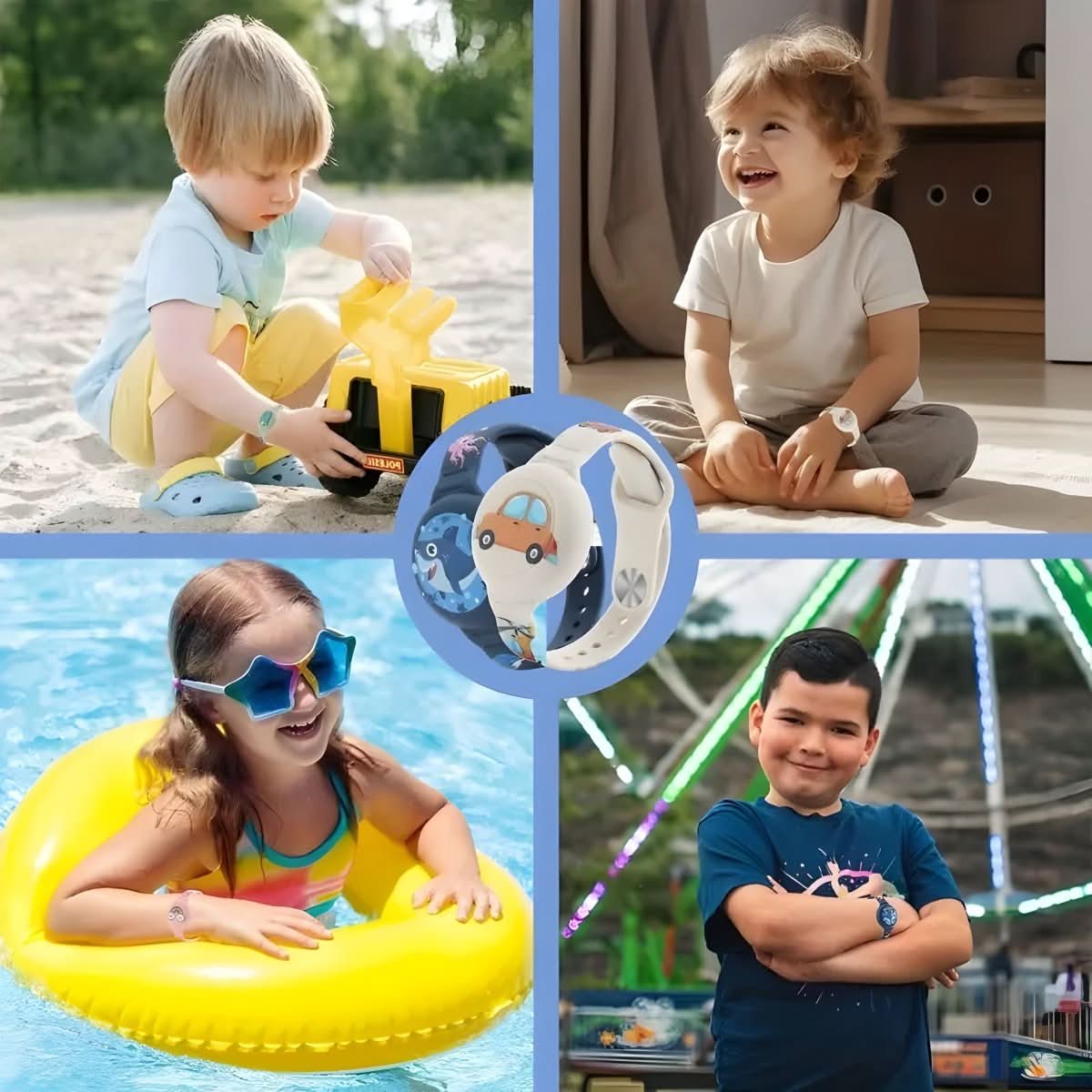 Kids GPS Location Wristband – Adjustable Child Tracking Bracelet