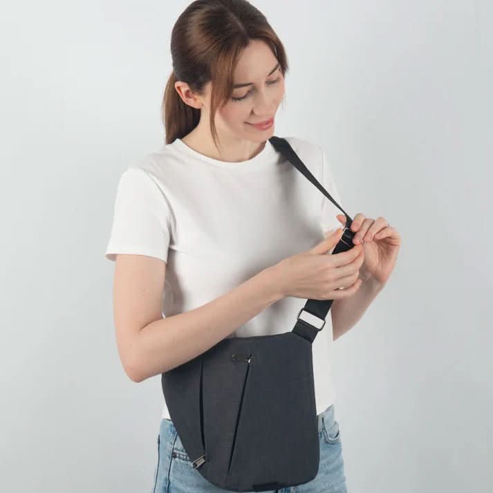 Anti-Theft Crossbody Bag with RFID Protection – SecuraPack Water-Resistant Bag