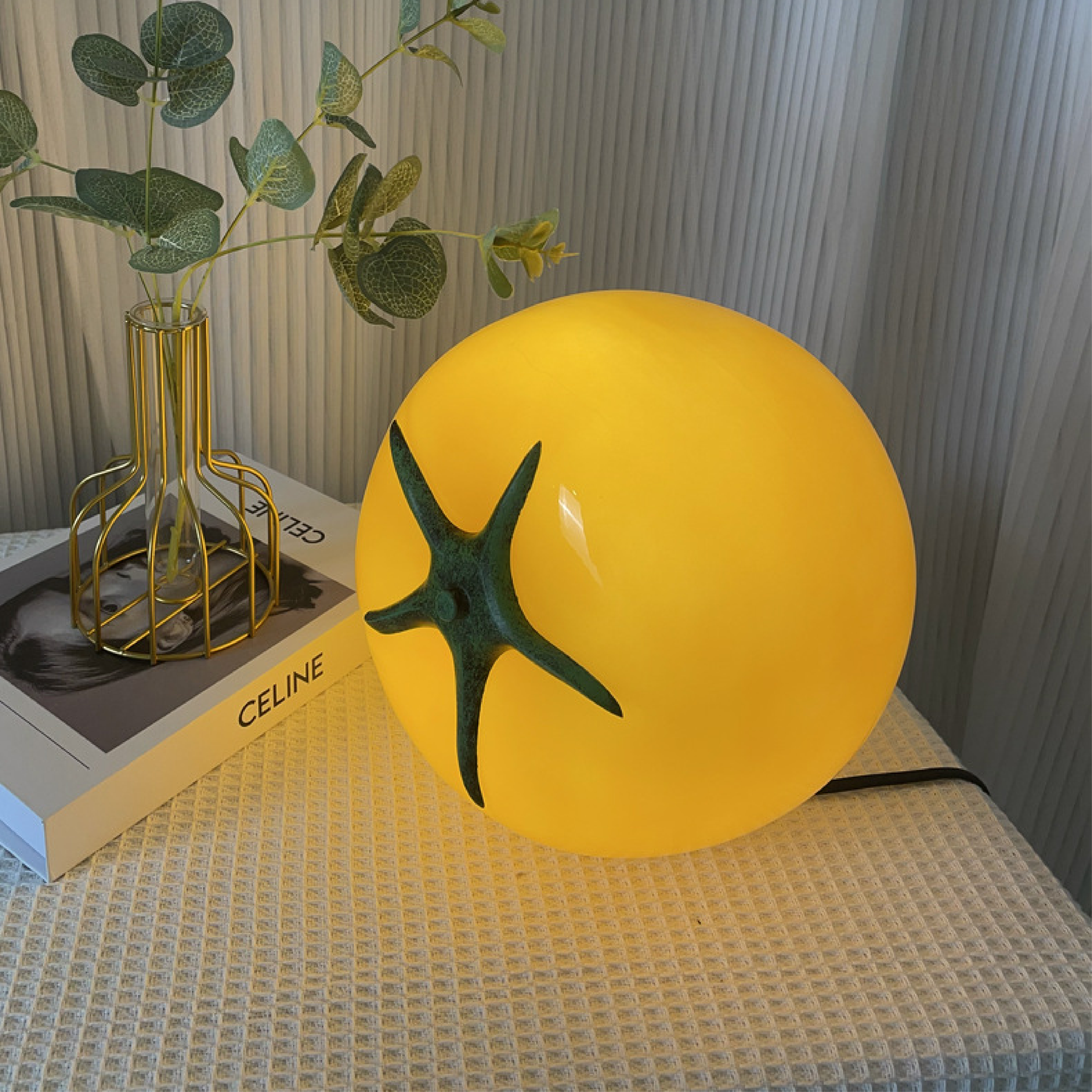 LED Tomato Table Lamp | Modern Kitchen Decor & Unique Lighting
