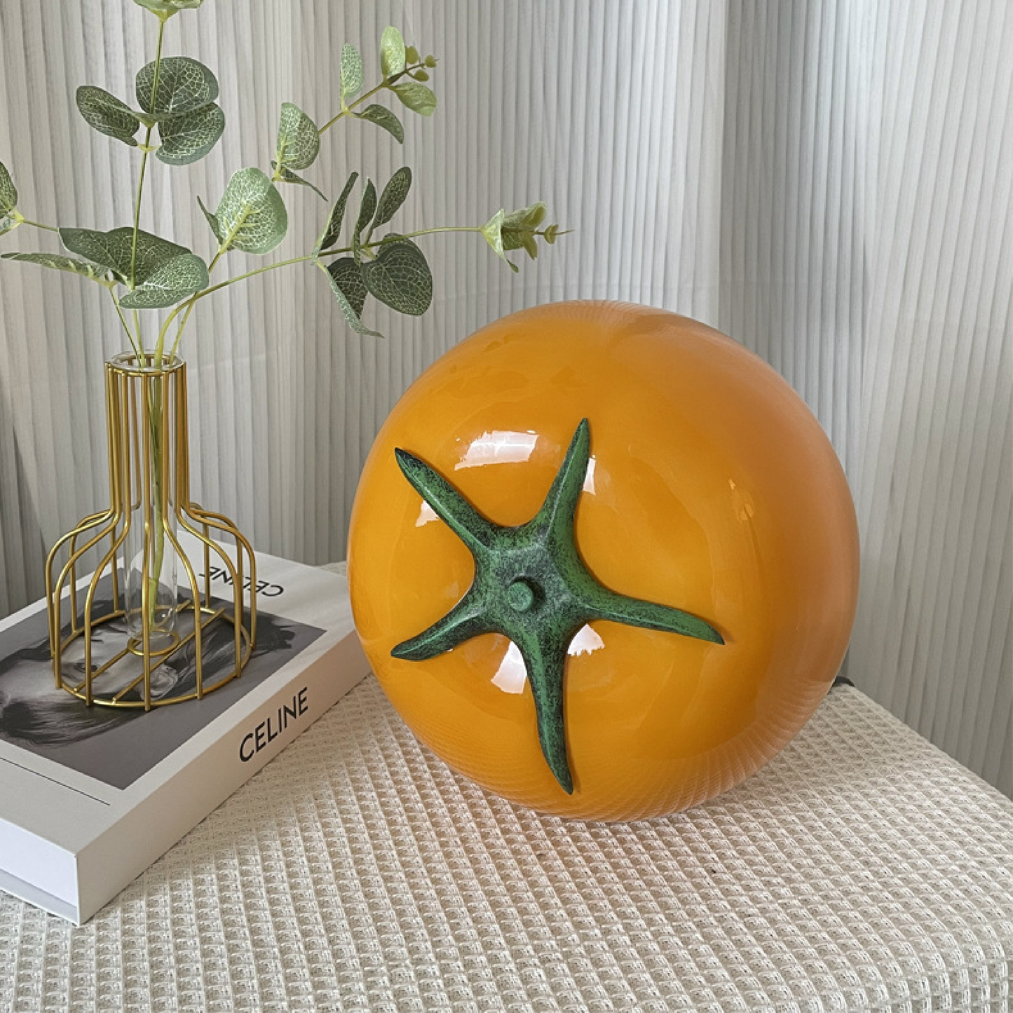 LED Tomato Table Lamp | Modern Kitchen Decor & Unique Lighting