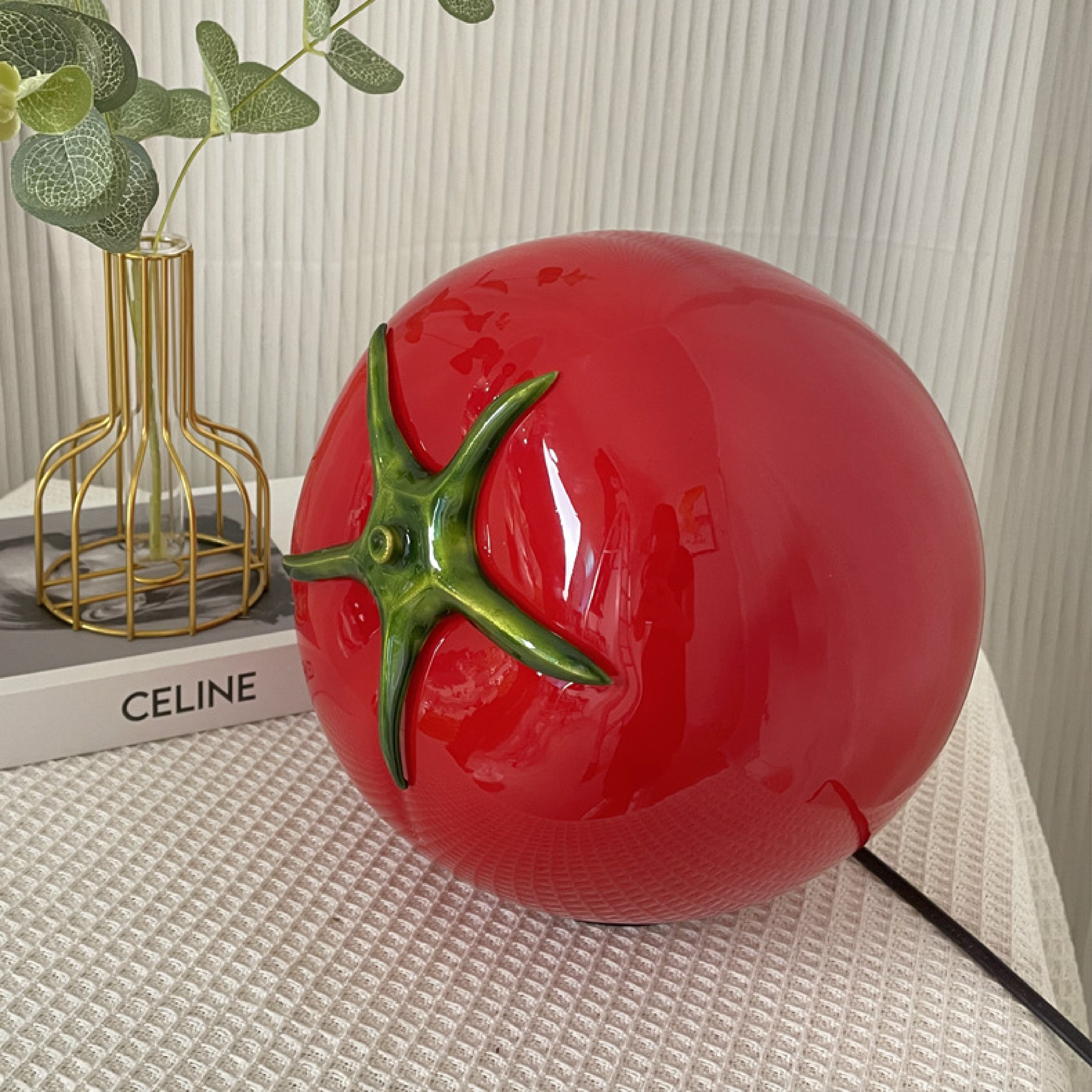 LED Tomato Table Lamp | Modern Kitchen Decor & Unique Lighting