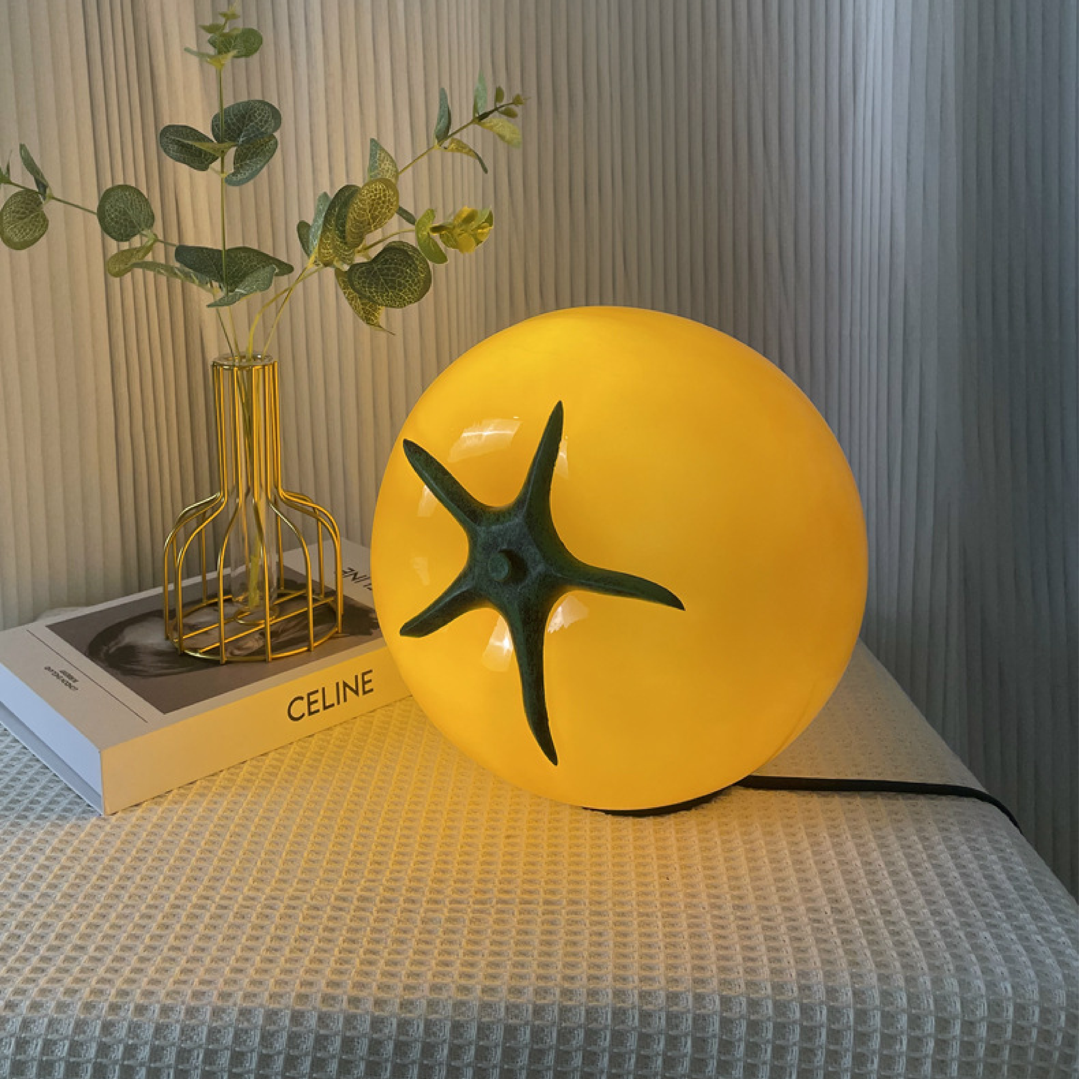 LED Tomato Table Lamp | Modern Kitchen Decor & Unique Lighting