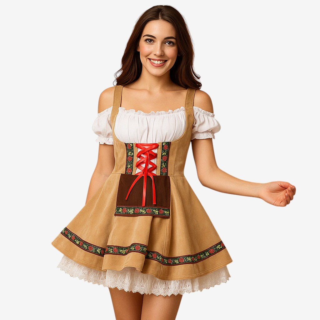 Robe d’Oktoberfest pour femmes de style élégant au design unique