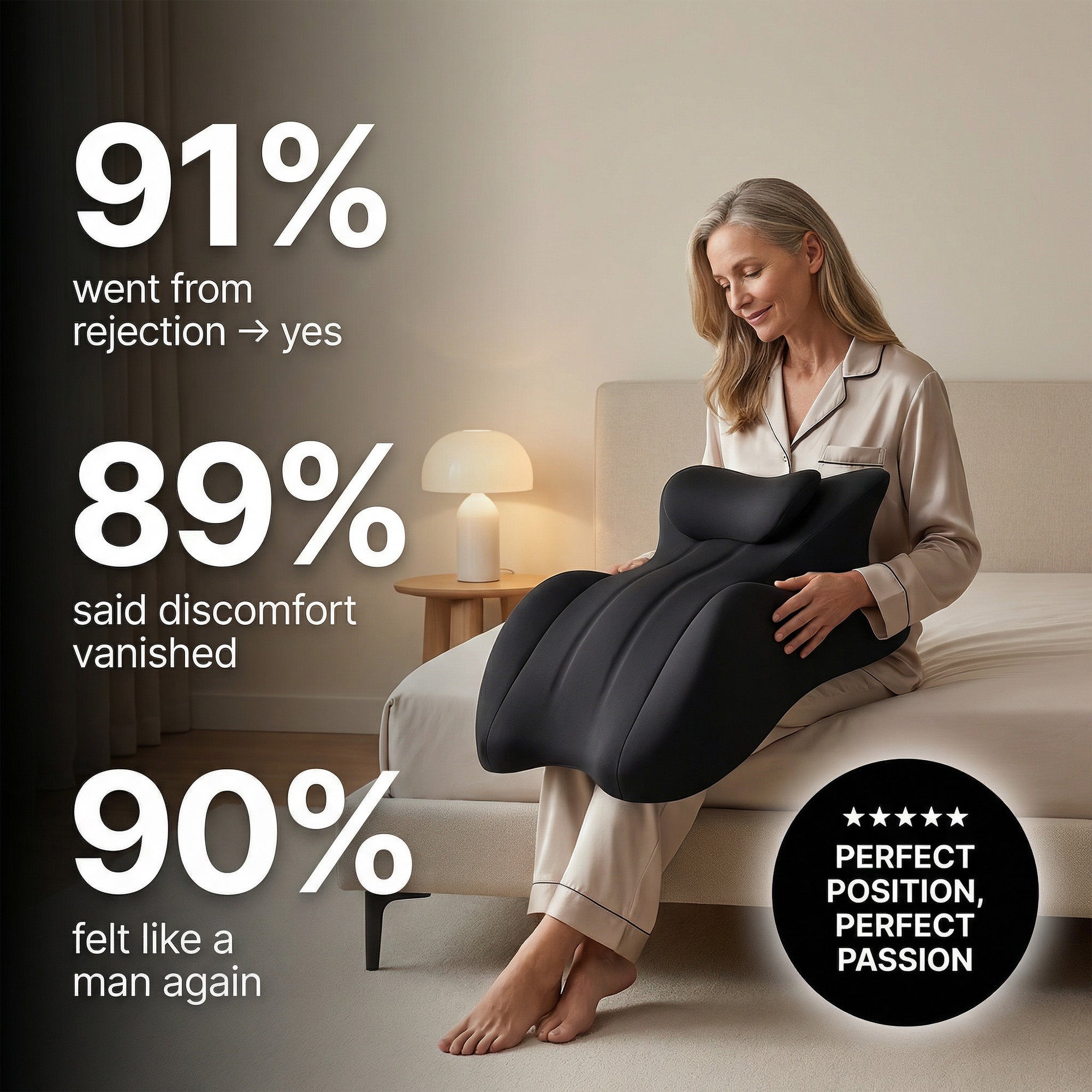 Ergonomisches Intimitätsstützkissen für Komfort und Positionierung