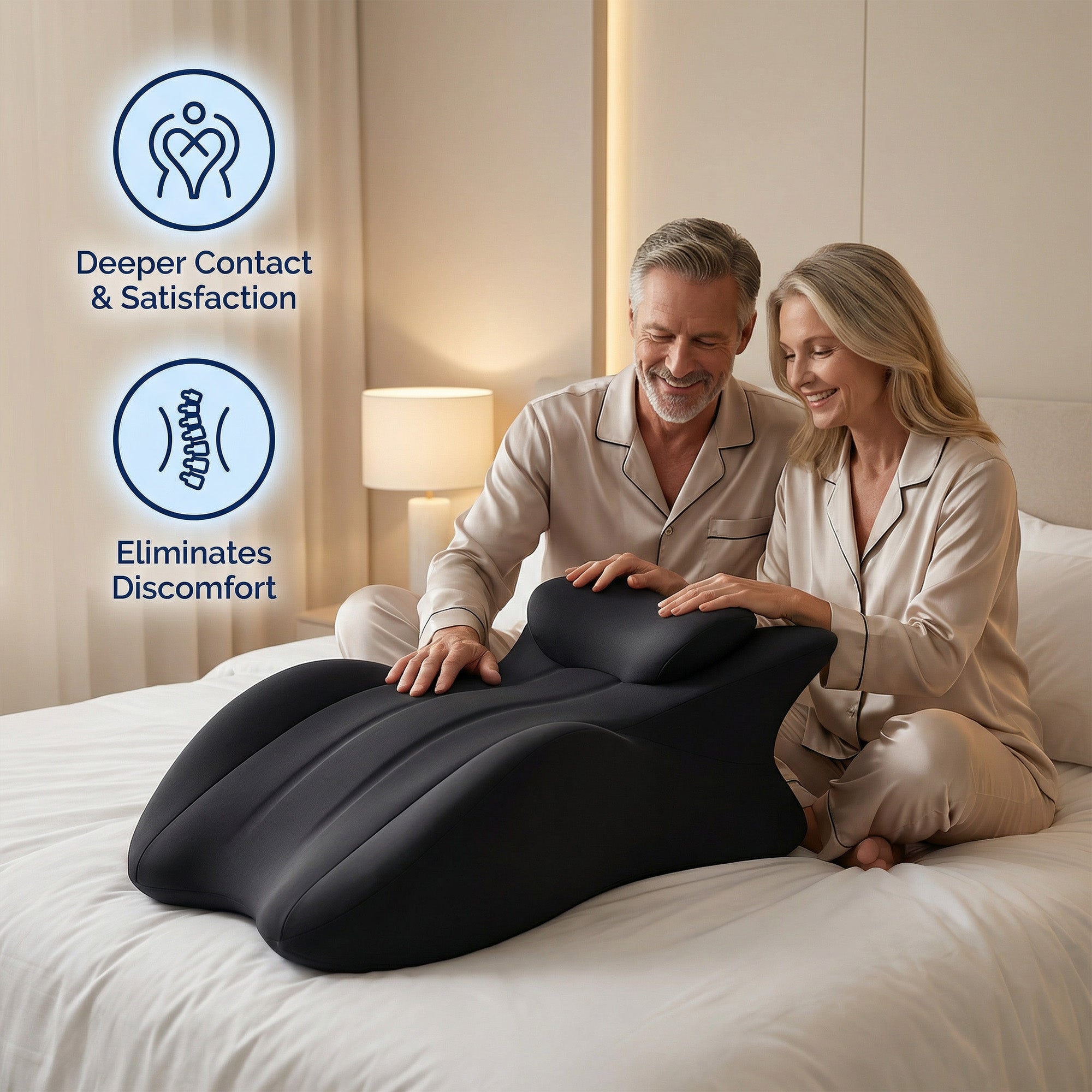 Ergonomisches Intimitätsstützkissen für Komfort und Positionierung