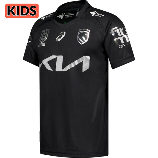 2026 Brisbane Broncos Kids Black Jersey