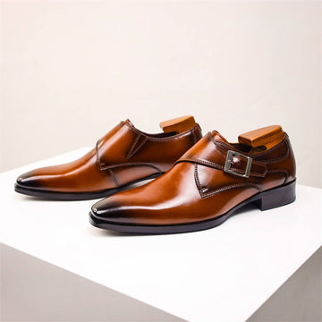 Valente | Men’s Italian Leather Monk Strap Footwear