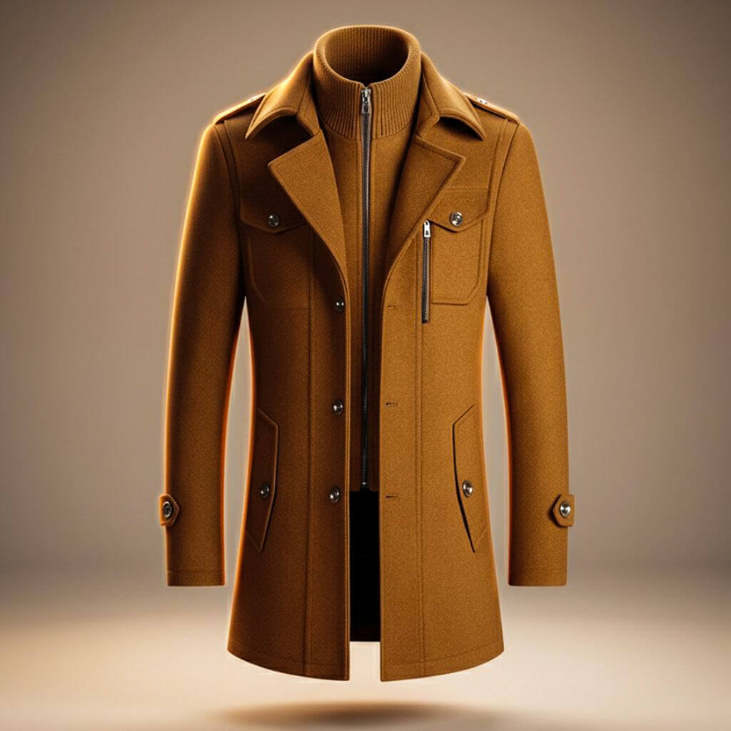 | Valero Men’s Virgin Wool Coat