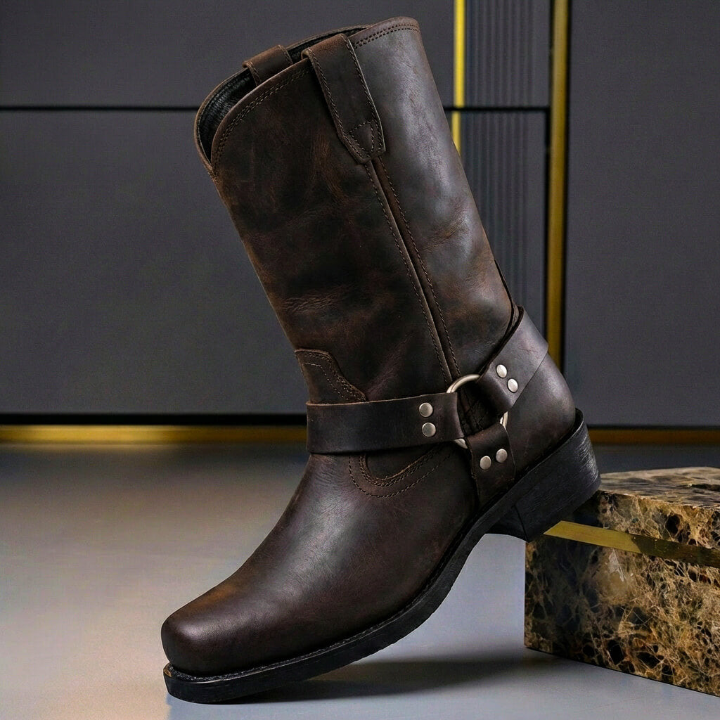 | Varello Men’s Vintage Leather Boots
