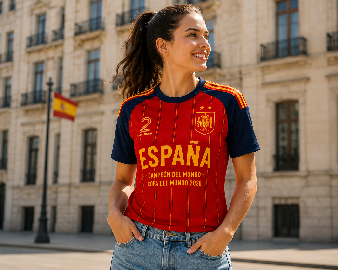 Maillot Champion du Monde Espagne 2026
