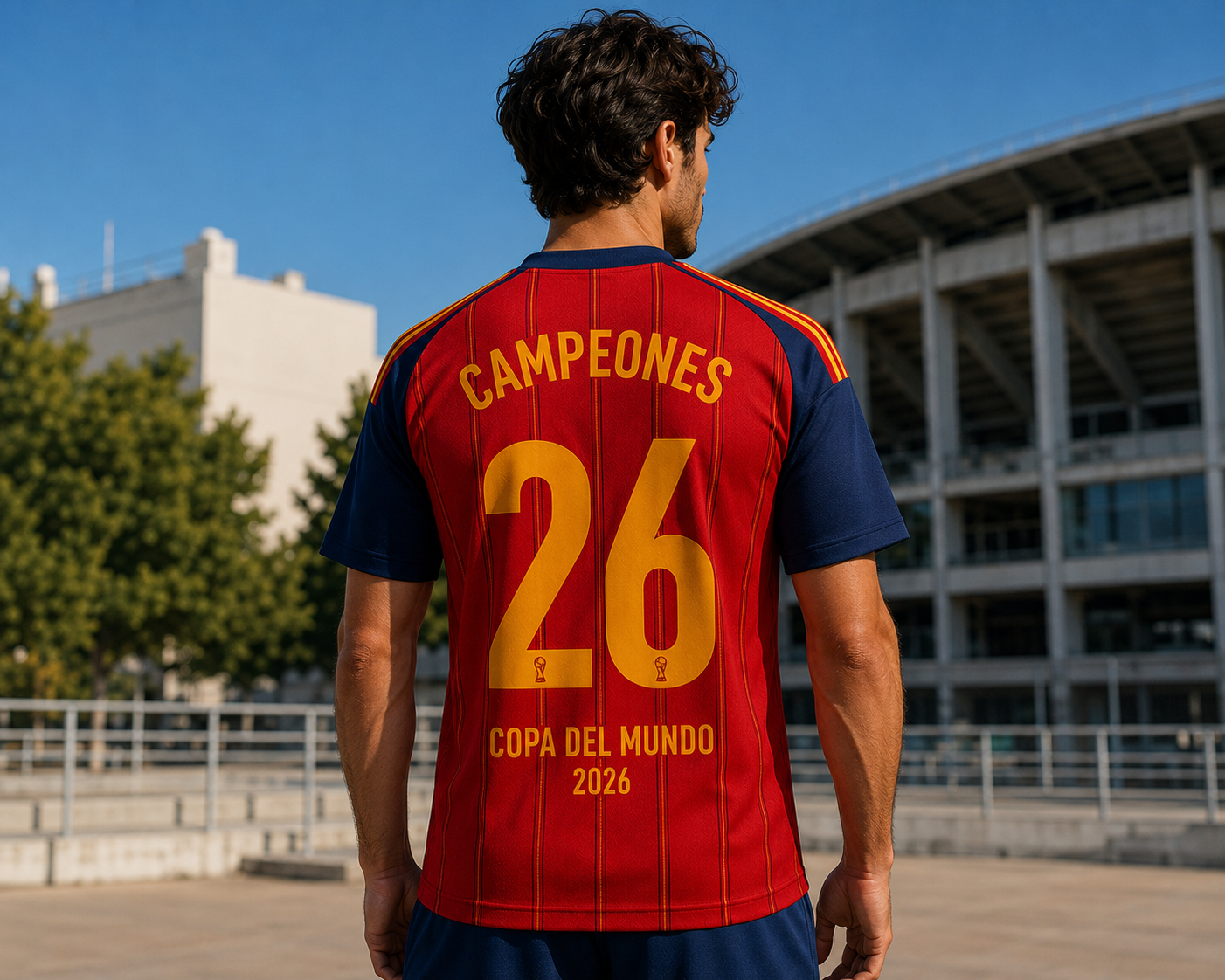 Maillot Champion du Monde Espagne 2026