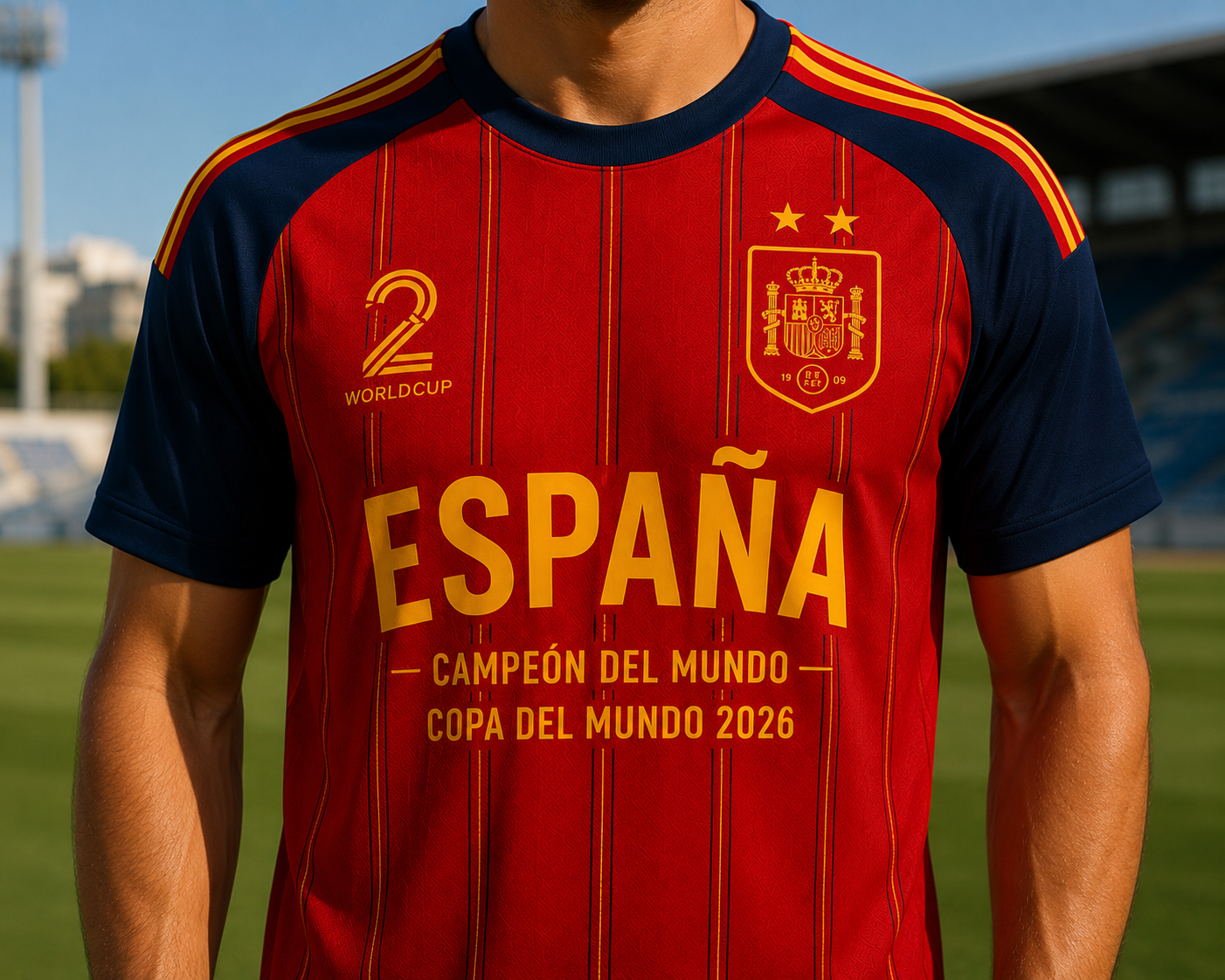 Maillot Champion du Monde Espagne 2026