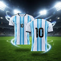Blau Jersey 10