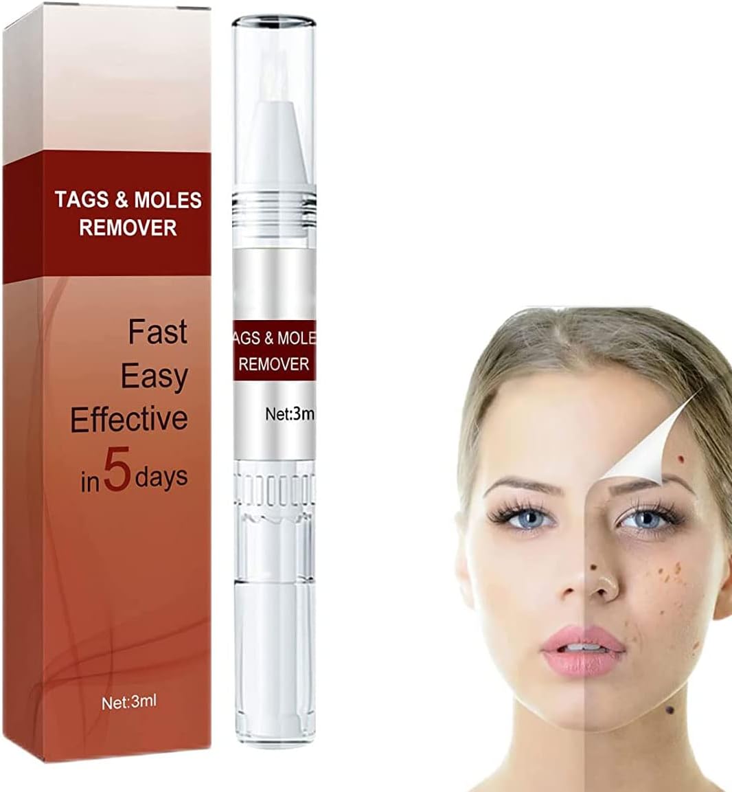 Stylo de soin topique contre les verrues et acrochordons avec applicateur de précision – 3 ml