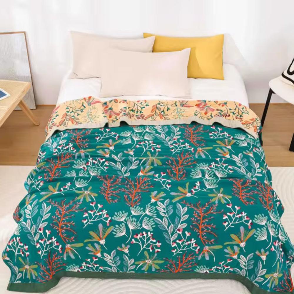 Cozy Wildflower Throw Blanket for Home Decor and Comfort