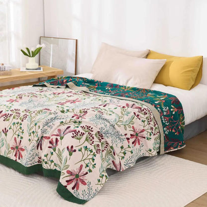 Cozy Wildflower Throw Blanket for Home Decor and Comfort