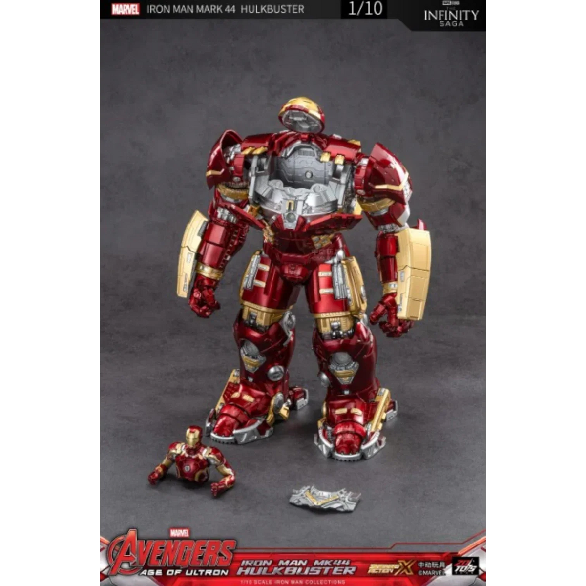 Iron Man Hulkbuster MK44 Action Figure 1/10 Scale - ZD Toys