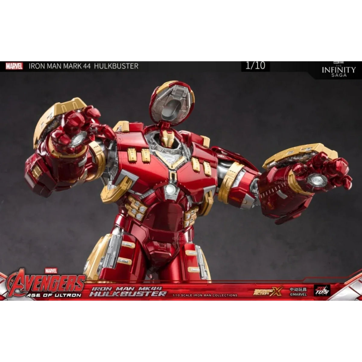 Iron Man Hulkbuster MK44 Action Figure 1/10 Scale - ZD Toys