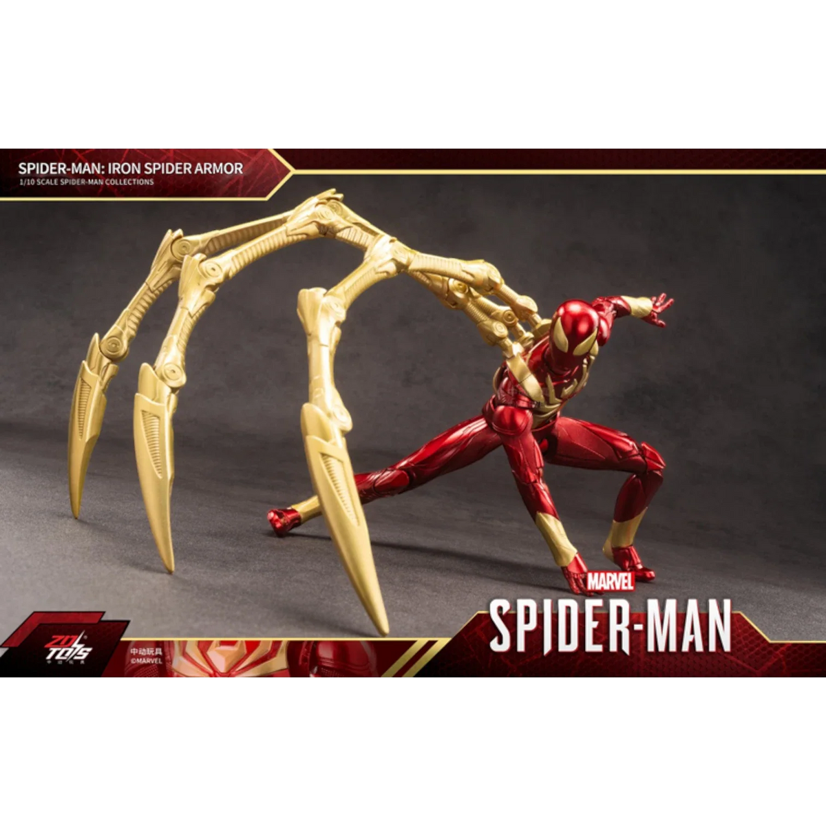 Iron Spider Armor Action Figure 1/10 Scale - ZD Toys