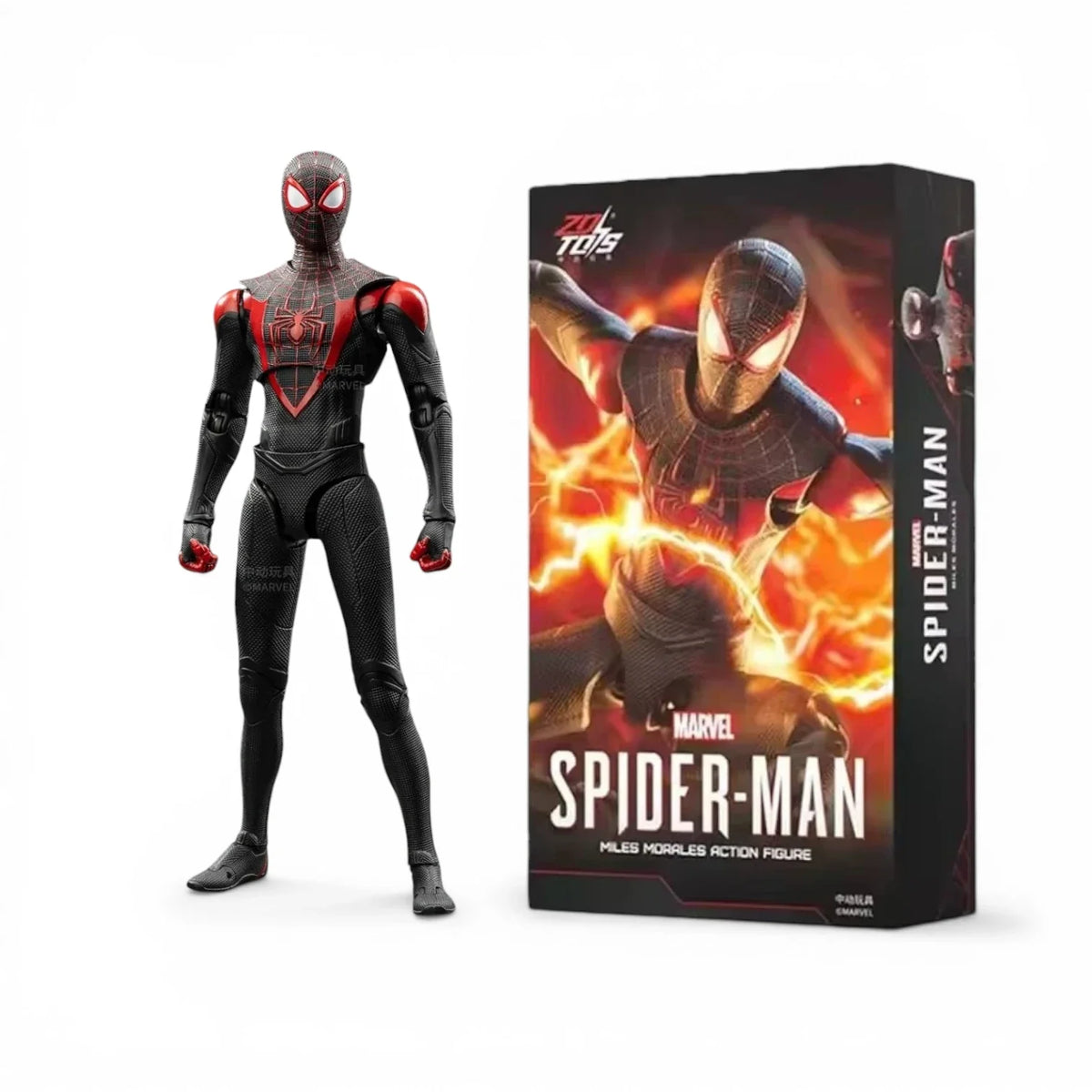 Spider-Man Miles Morales-actiefiguur op schaal 1/10 - ZD Toys