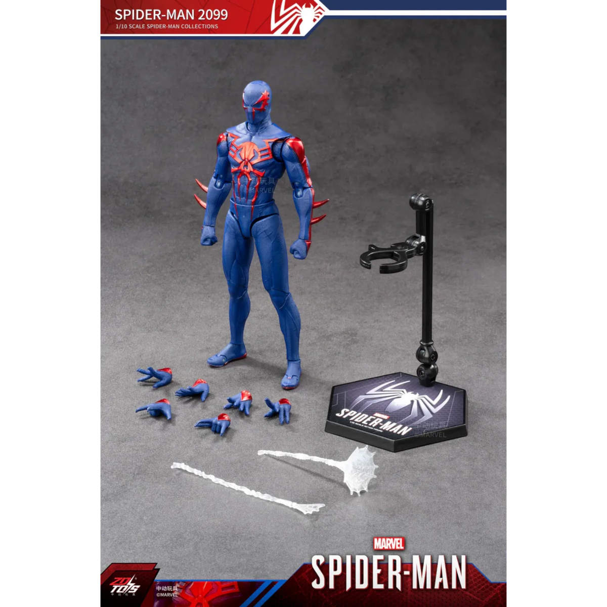 Spider-Man 2099-Actionfigur im Maßstab 1/10 - ZD Toys