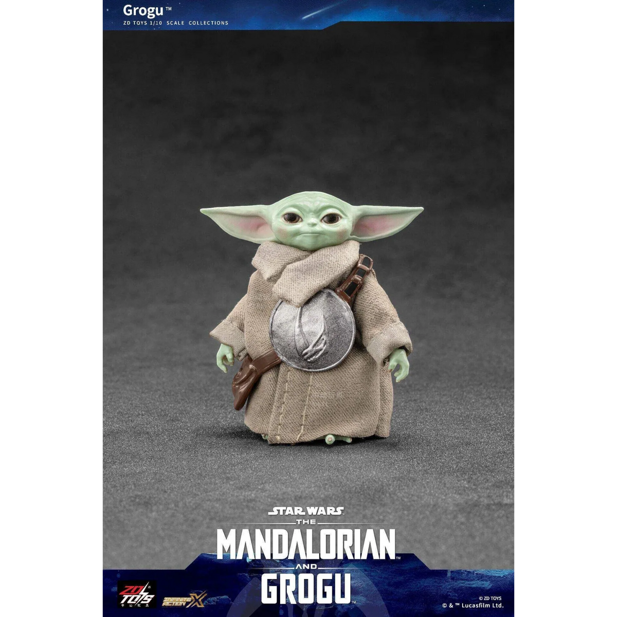 Grogu The Child Action Figure 1/10 Scale - ZD Toys