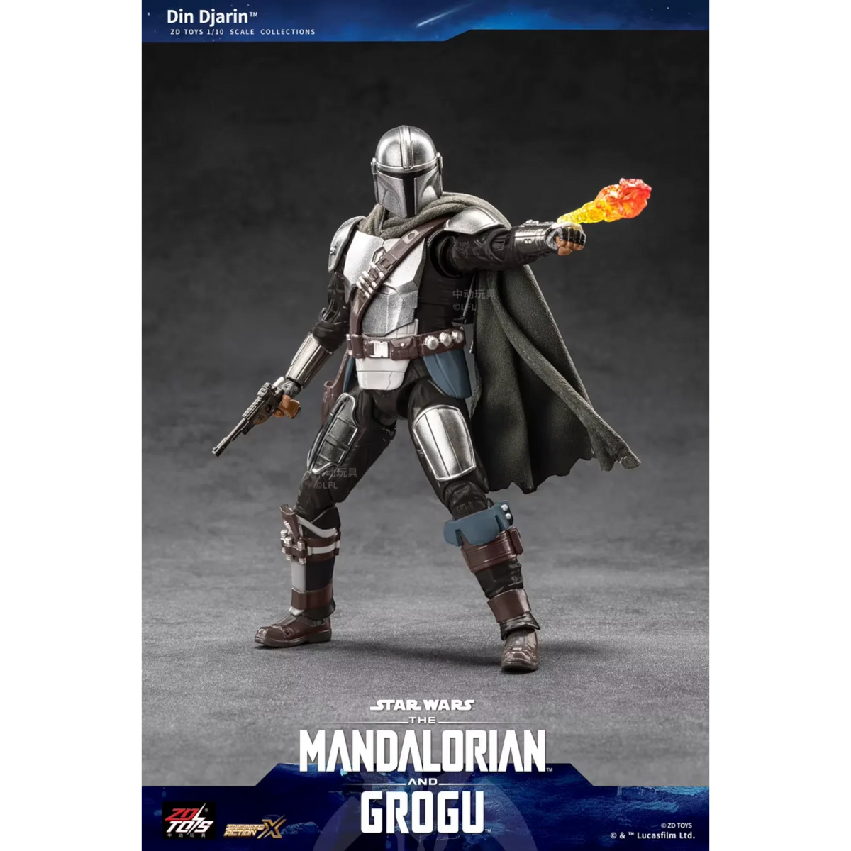The Mandalorian-actiefiguur, schaal 1/10 - ZD Toys