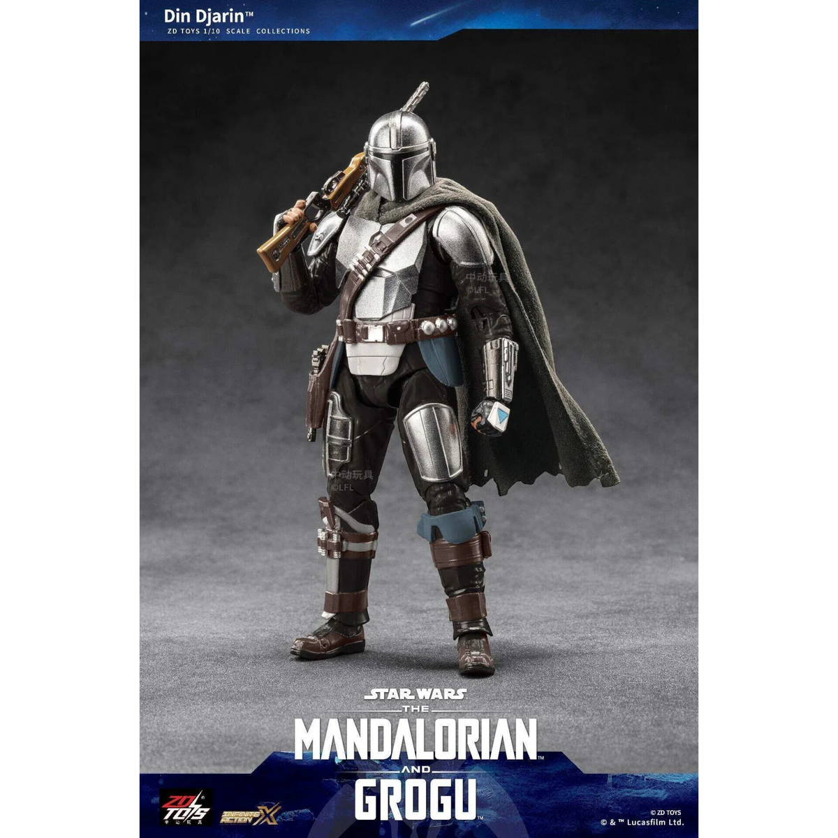 The Mandalorian-actiefiguur, schaal 1/10 - ZD Toys