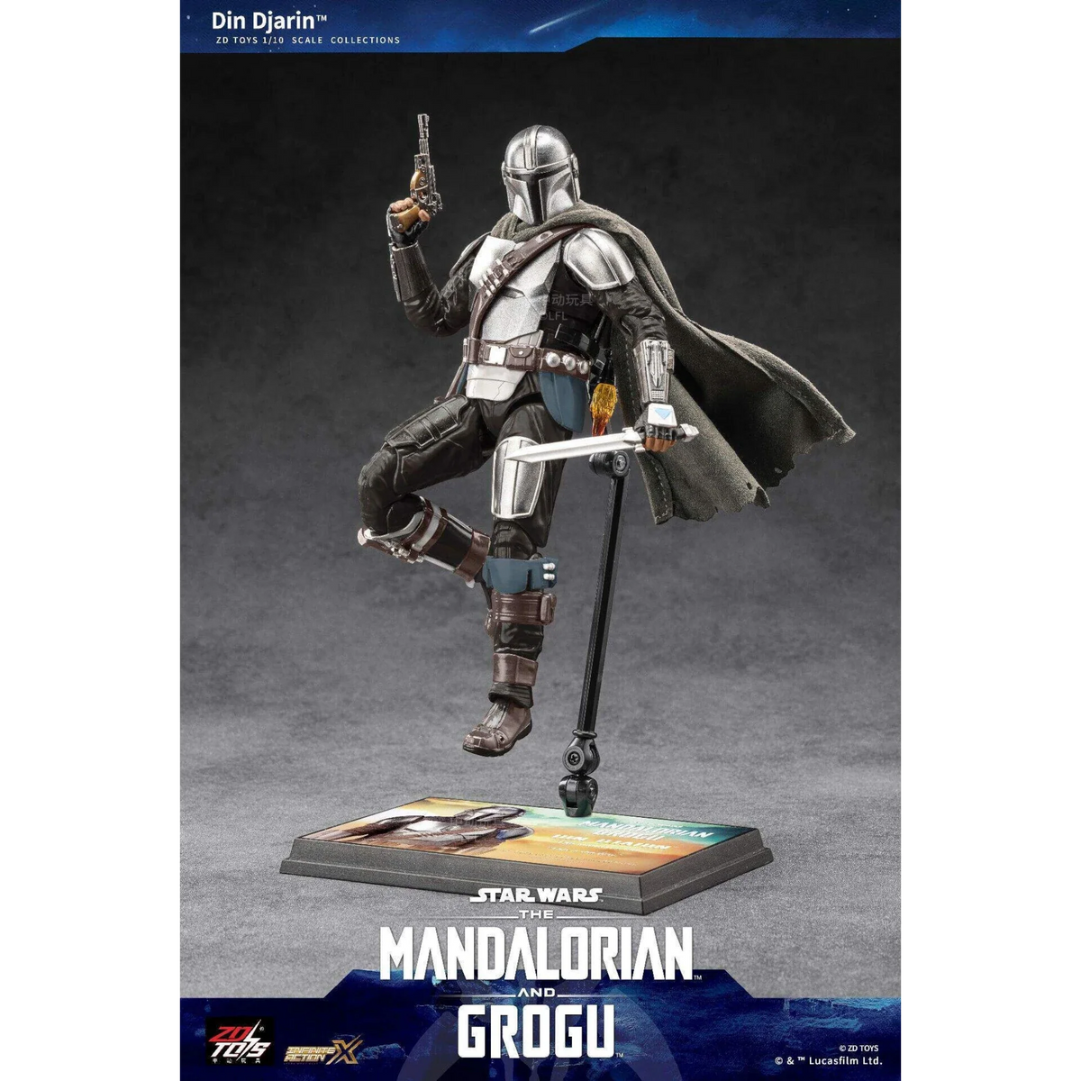 The Mandalorian-actiefiguur, schaal 1/10 - ZD Toys