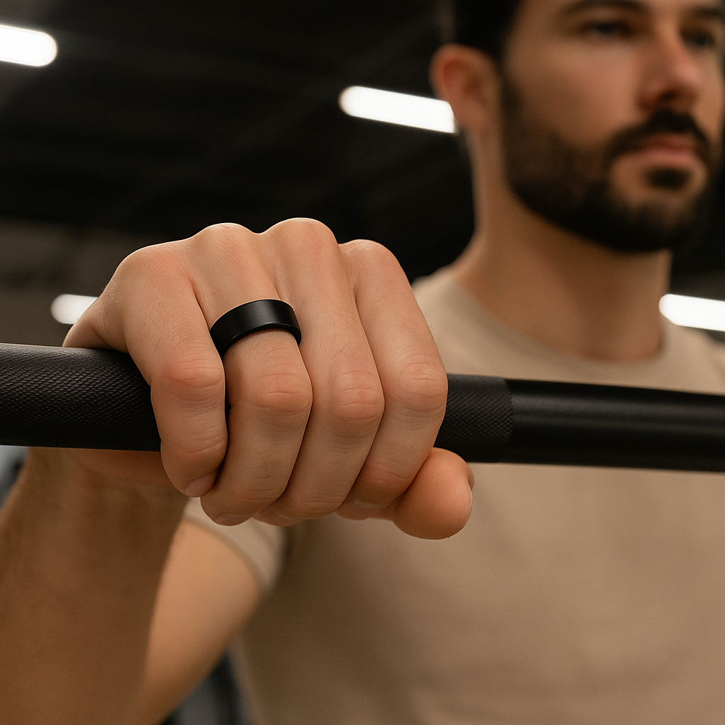 Slimme fitnessring - tracker voor activiteit, slaap en welzijn