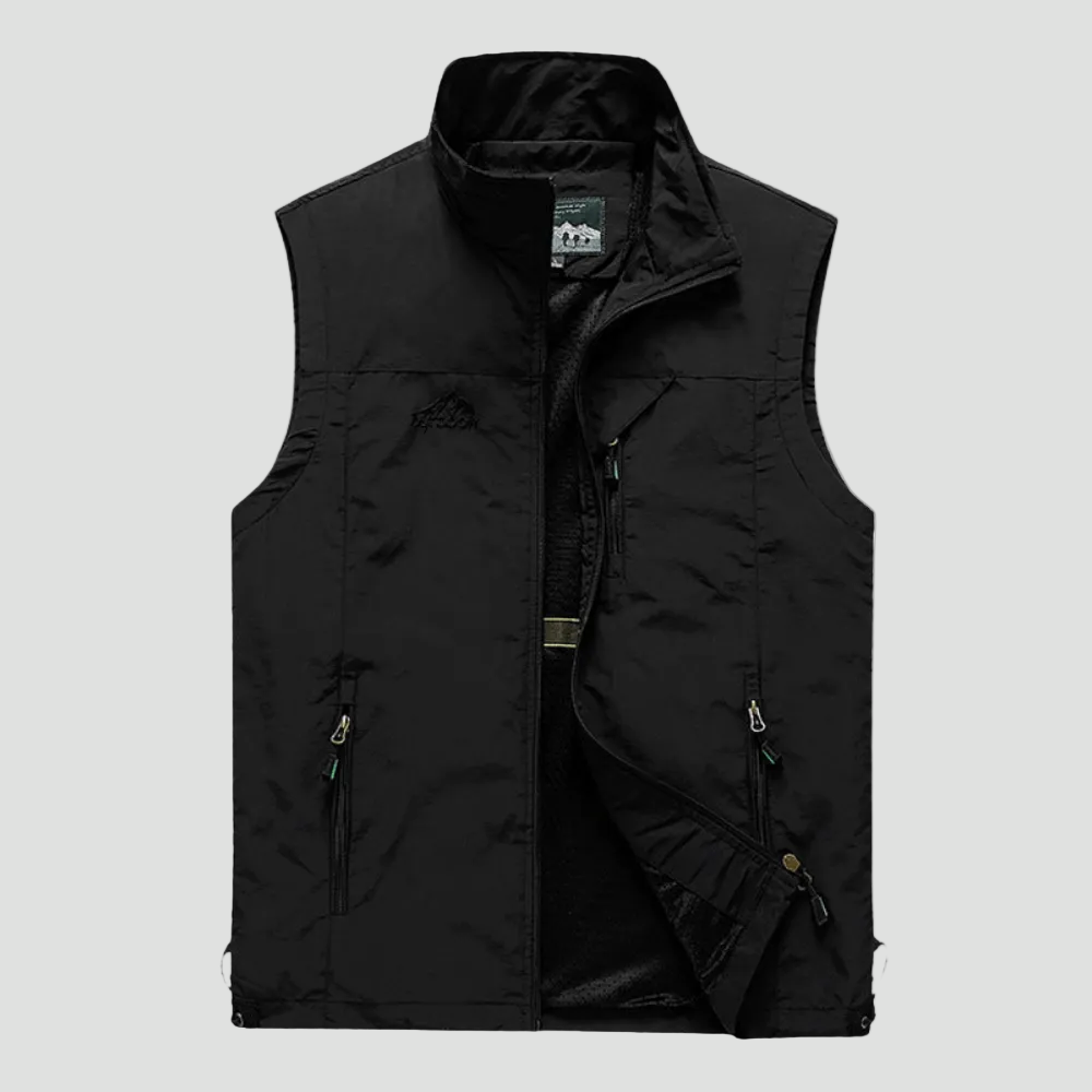 Lightweight Hiking Gilet – Breathable Multi-Pocket Outdoor Vest